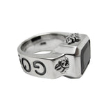 DEMI GOD SQUARE RING w/ CZ