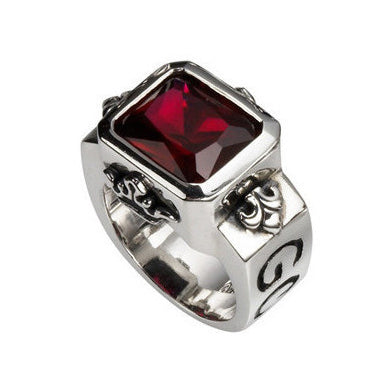 DEMI GOD SQUARE RING w/ CZ