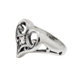 ALLEGRA HEART RING w/ CZ