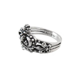 SMALL DEMI CROWN RING