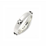 TINY X BAND RING