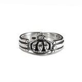 CROWN TRIPLE BAND RING