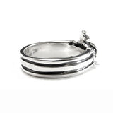 CROWN TRIPLE BAND RING