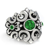 NEW ORLEANS RING w/ 3 CZS