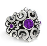 NEW ORLEANS RING w/ 3 CZS