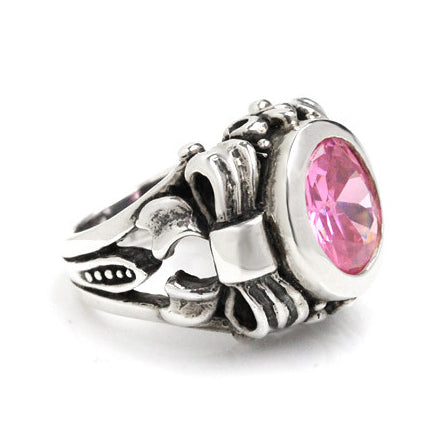 BOWS RING w/ CZ