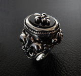 OVAL FRAME RING with FDL SIDES AND CZS