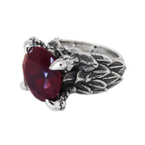 FEATHERED CLAW RING w/ CZ