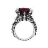 FEATHERED CLAW RING w/ CZ