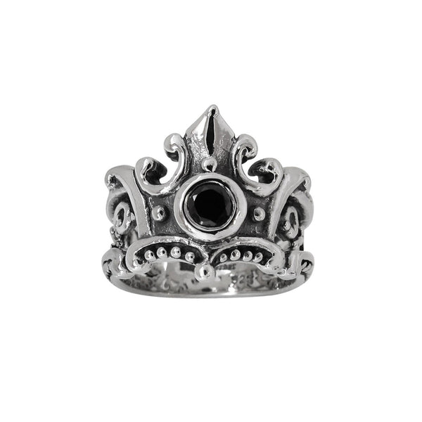 FIONA CROWN RING w/ CZ