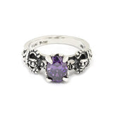 SMALL ANTOINETTE OVAL RING w/ CZ