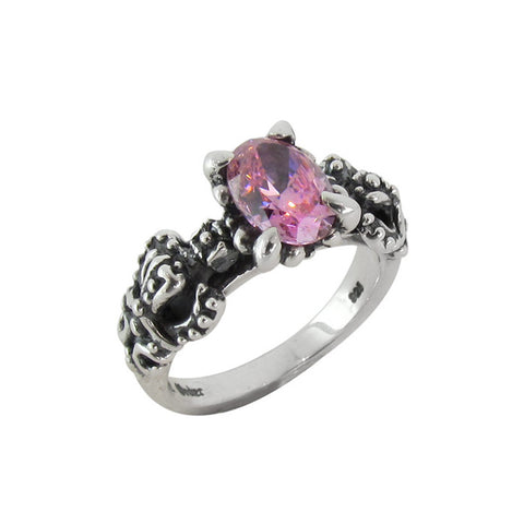SMALL ANTOINETTE OVAL RING w/ CZ