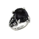 LARGE ANTOINETTE ROUND RING w/ CZ