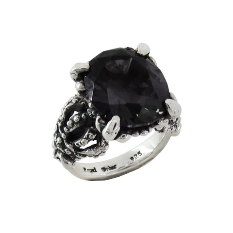 LARGE ANTOINETTE ROUND RING w/ CZ