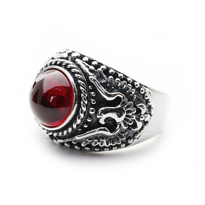 EAGLE CREST RING w/ CZ