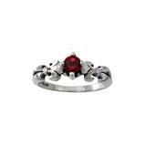 TINY VAMP RING w/ CZ