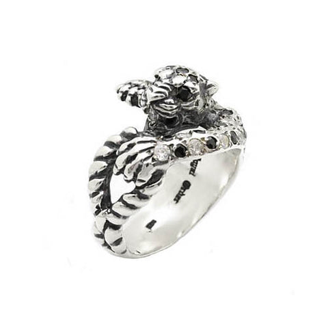 LEOPARD RING w/ DIAMONDS
