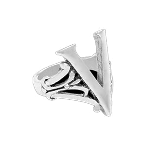 V FLEUR-DE-LYS RING