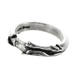 TINY LILY BAND RING w/ CZ