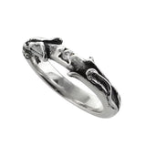 TINY LILY BAND RING w/ CZ