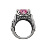 MAGDALANE RING w/ FLEUR DE LIS & CZ