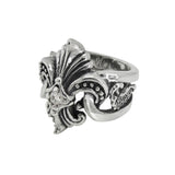CITADEL FLEUR DE LIS RING w/ CZ