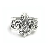 CITADEL FLEUR DE LIS RING w/ CZ