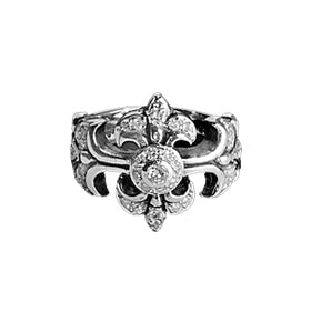 SARAH RING w/ PAVÉ CZ