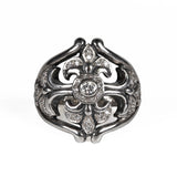 DIANA RING w/ PAVÉ DIAMONDS