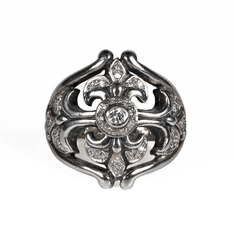 DIANA RING w/ PAVÉ CZ