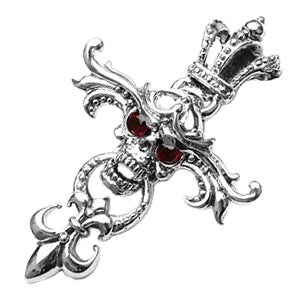 FDL ANTLER SKULL PENDANT w/ EYES