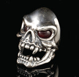GORGEOUS SKULL RING w/ CZ