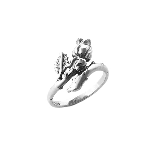 TINY ROSEBUD RING