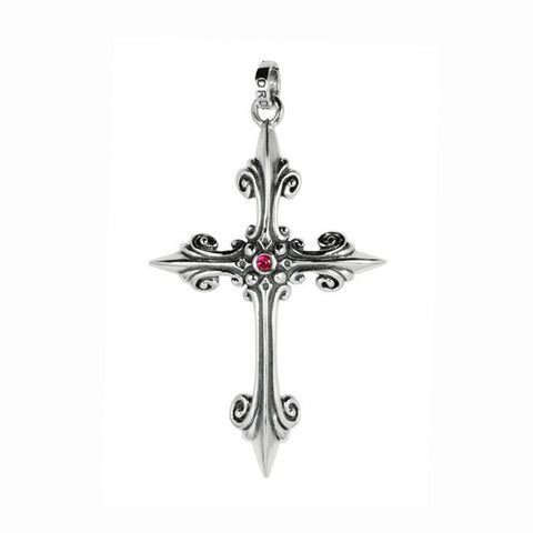 MEDIUM VERONA CROSS PENDANT w/ CZ