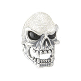 GORGEOUS SKULL RING w/ CZ & PCZ