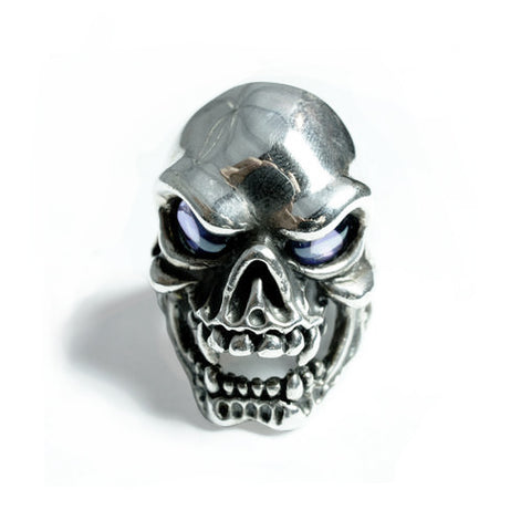 GORGEOUS SKULL RING w/ CZ