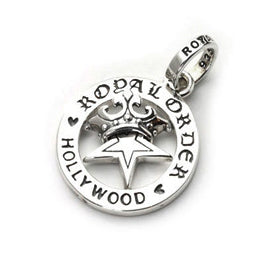 RO EMBLEM PENDANT w/ SPINNING STAR & CROWN