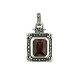 DEMI GOD SQUARE PENDANT w/ CZ
