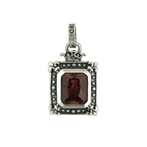DEMI GOD SQUARE PENDANT w/ CZ
