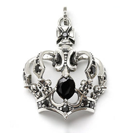 MAGESTIQUE CROWN PENDANT w/ CZs