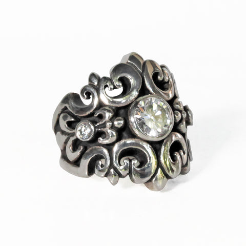 NEW ORLEANS RING w/ CZs