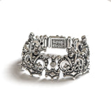 QUEEN CROWN TRELLIS BRACELET