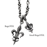 SMALL REGAL FLEUR-DE-LYS PENDANT