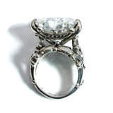 LARGE AMELIA HEART RING w/ CZ