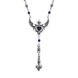 CORONET WINGED HEART ROSARY w/ CZ