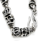 SKULLS w/ CROWN BRACELET