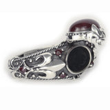 POISON CUFF w/ CABOCHON CZs