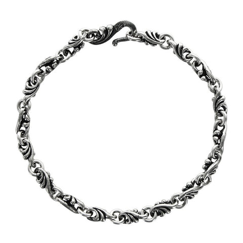 MEDIUM LINK QUILL CHAIN BRACELET