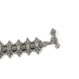 SMALL DOUBLE FLEUR-DE-LYS TRELLIS BRACELET