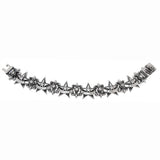 SMALL BANNER STAR TRELLIS BRACELET w/ CZs